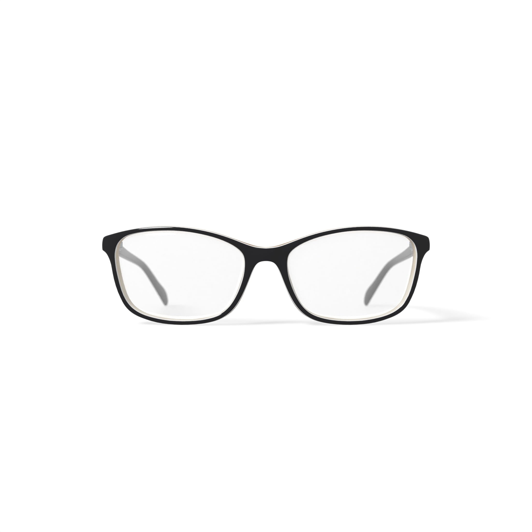 Women's Lily Rectangular Prescription Eyeglasses with Case, Brown