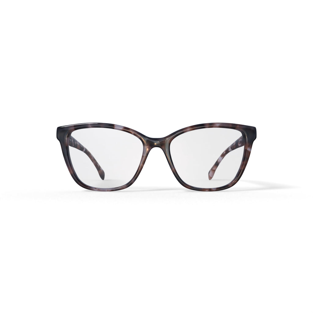 Women's Hannah Cat Eye Prescription Eyeglasses with Case, Brown Tortoise