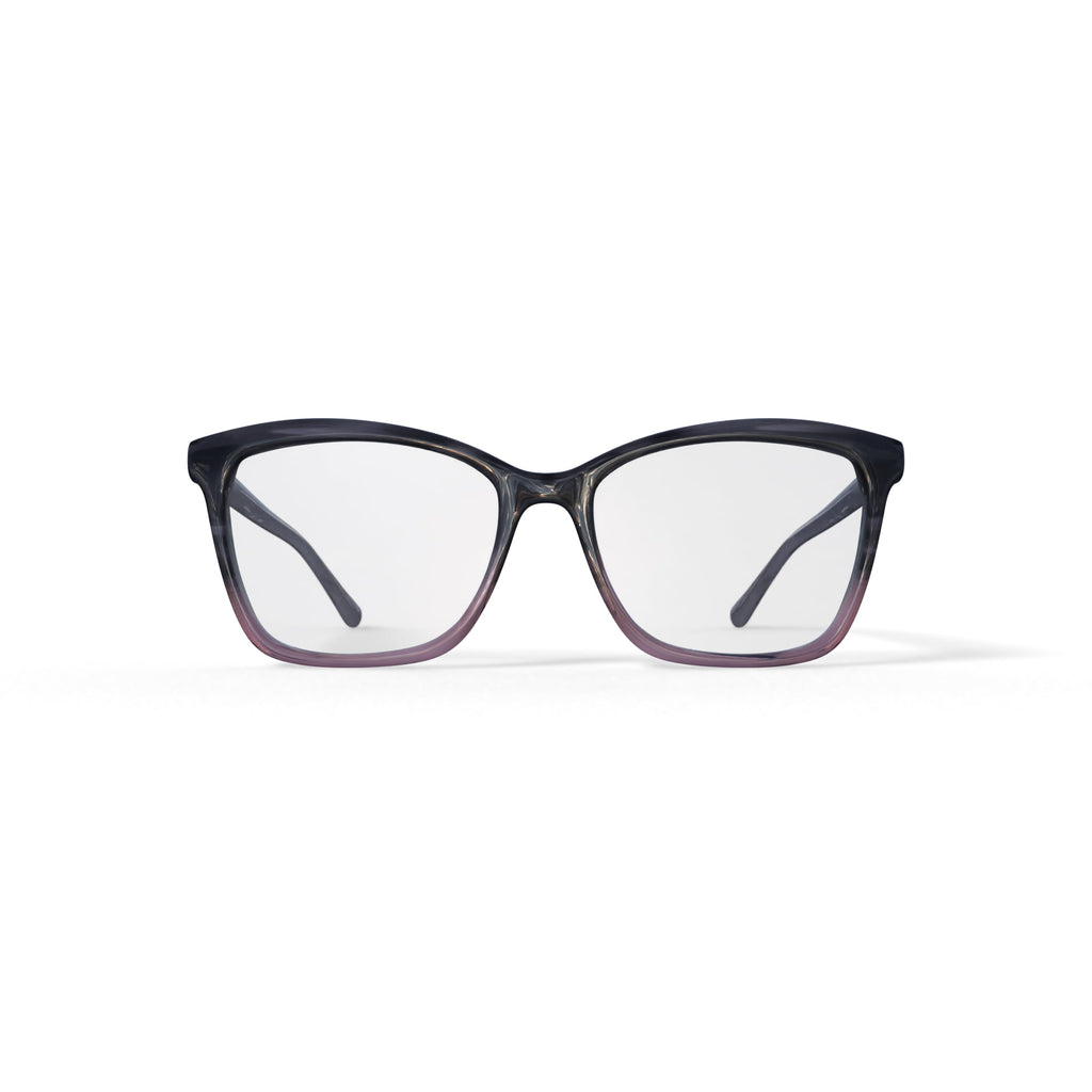Women's Lexi Rectangular Prescription Eyeglasses with Case, Brown