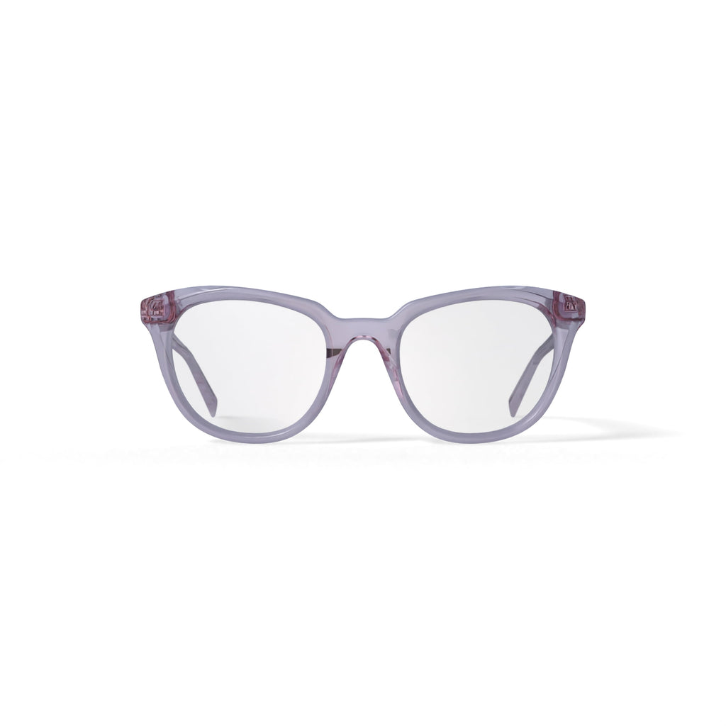 Women's Lucia Square Prescription Eyeglasses with Case, Pink Crystal