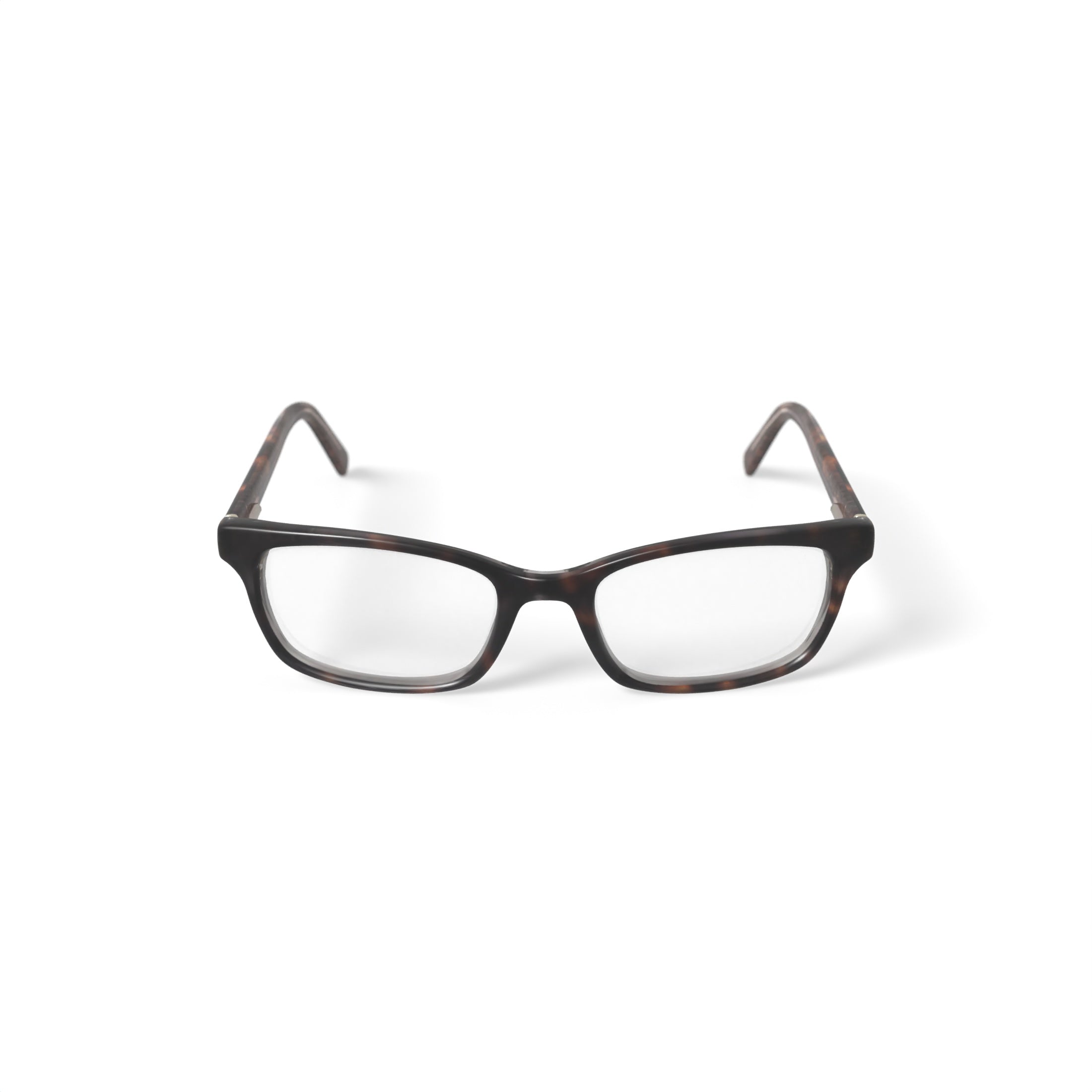 Women's Estella Rectangular Prescription Eyeglasses with Case, Brown Tortoise