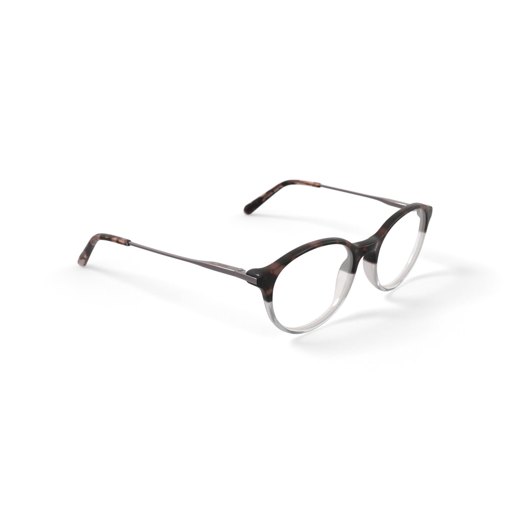 Flower Women's FLR6047 Prescription Eyeglasses with Case, Brown Tortoise