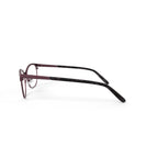 Women's HC209 Your Majesty Browline Prescription Eyeglasses with Case, Purple Tortoise