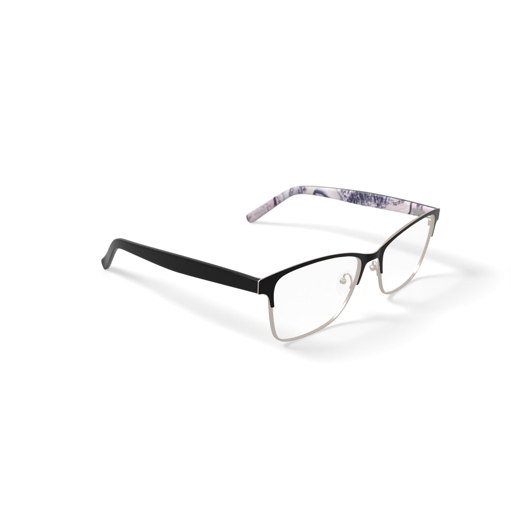 Alice&Frank Women's AF320 Cat Eye Prescription Eyeglasses with Case, Brown