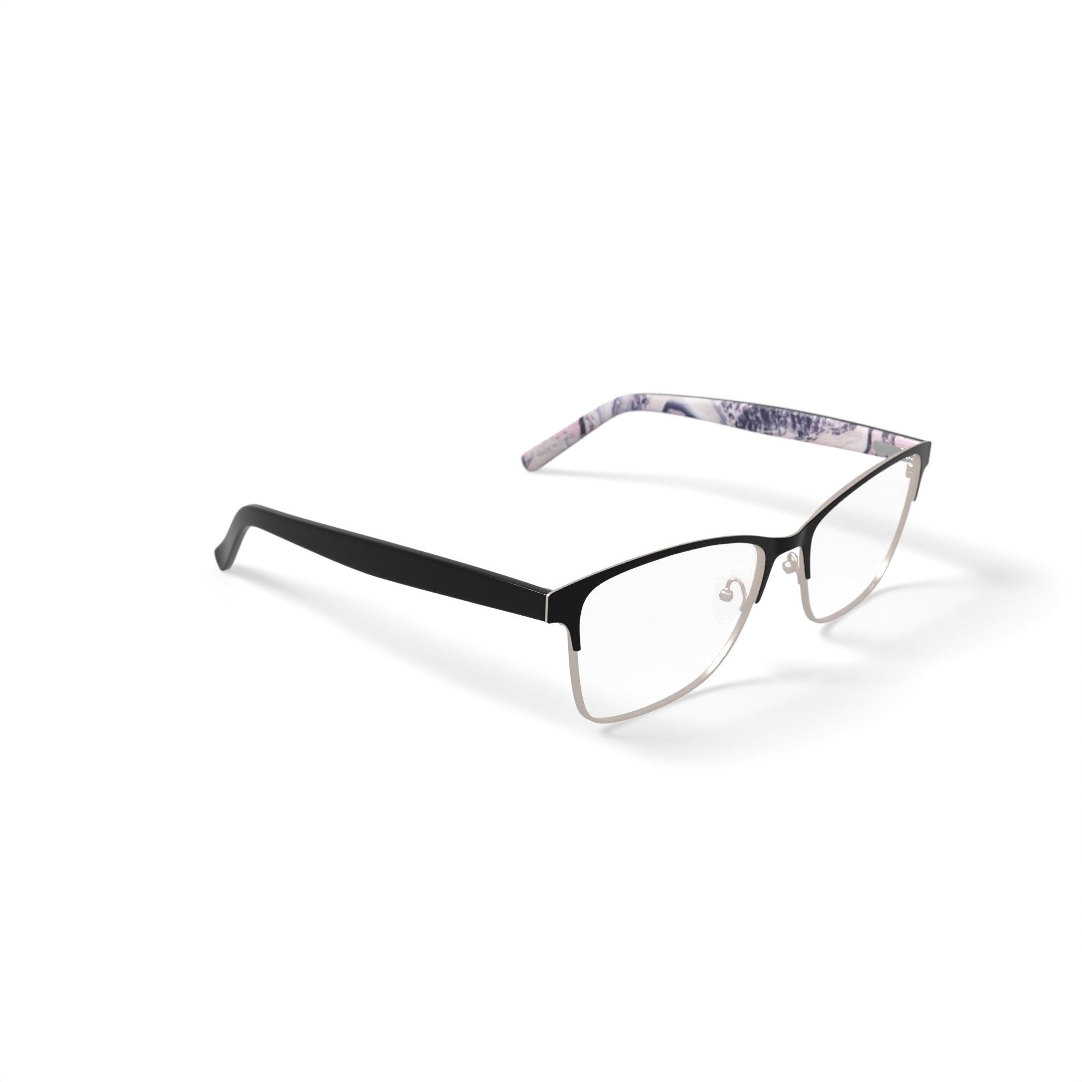 Alice&Frank Women's AF320 Cat Eye Prescription Eyeglasses with Case, Brown