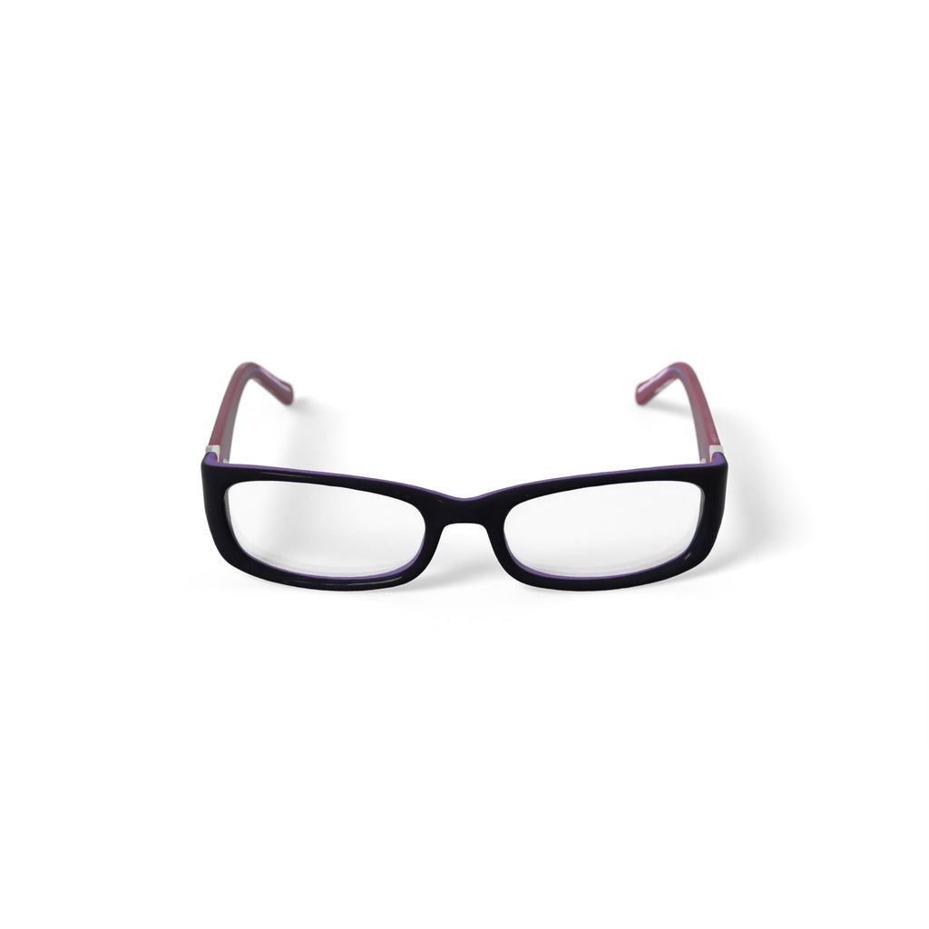 Baby Phat Women's BV227 Rectangular Prescription Eyeglasses with Case, Purple