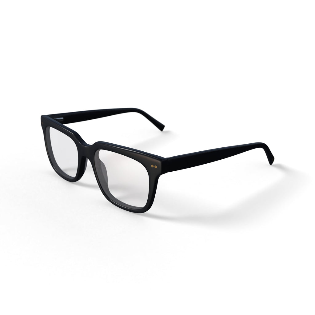 Reverb Men's RVMO5144 Prescription Eyeglasses with Case, Black