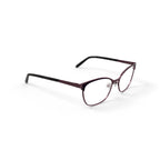 Women's HC209 Your Majesty Browline Prescription Eyeglasses with Case, Purple Tortoise