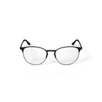  Unisex Size 53 Phantos Prescription Eyeglasses with Case, Black on Arista