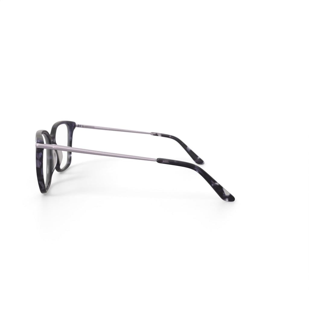 Women's MV022 Ash Square Prescription Eyeglasses with Case, Black Tortoise