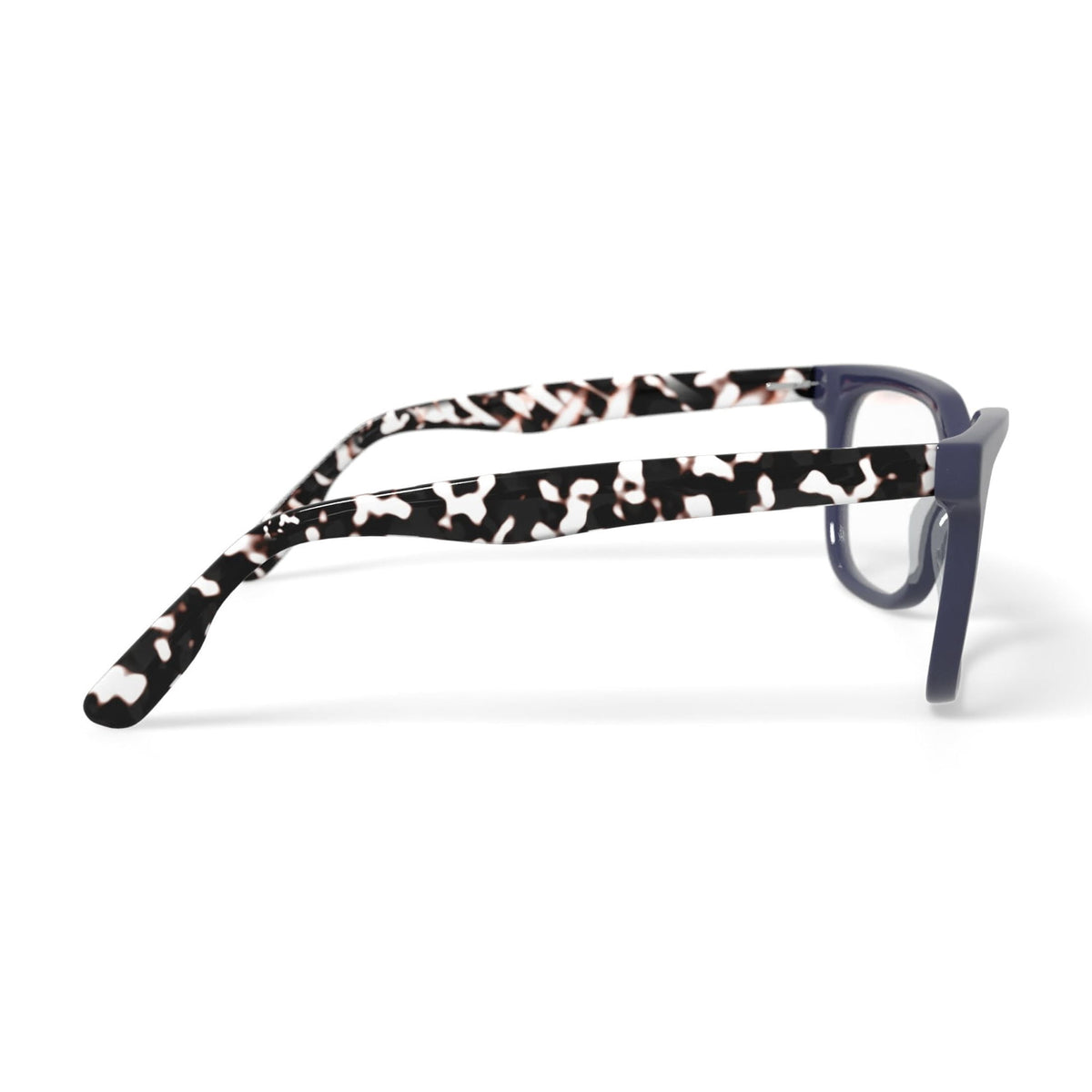 M America Women's Irving Square Prescription Eyeglasses with Case, Blue