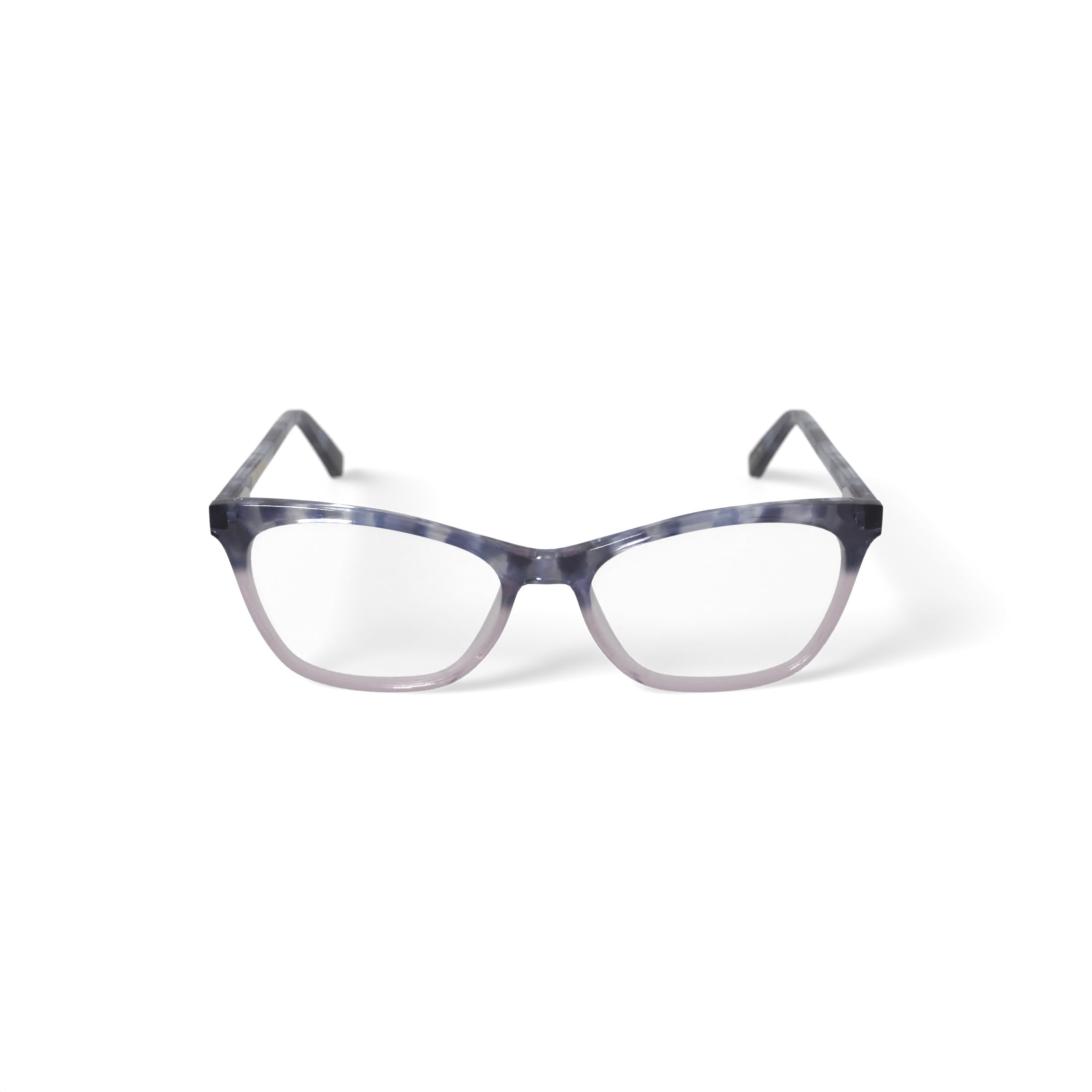Women's Taylor Square Prescription Eyeglasses with Case, Pink Tortoise Gradient