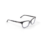 Women's MV023 Tabitha Cat Eye Prescription Eyeglasses with Case, Crystal Black