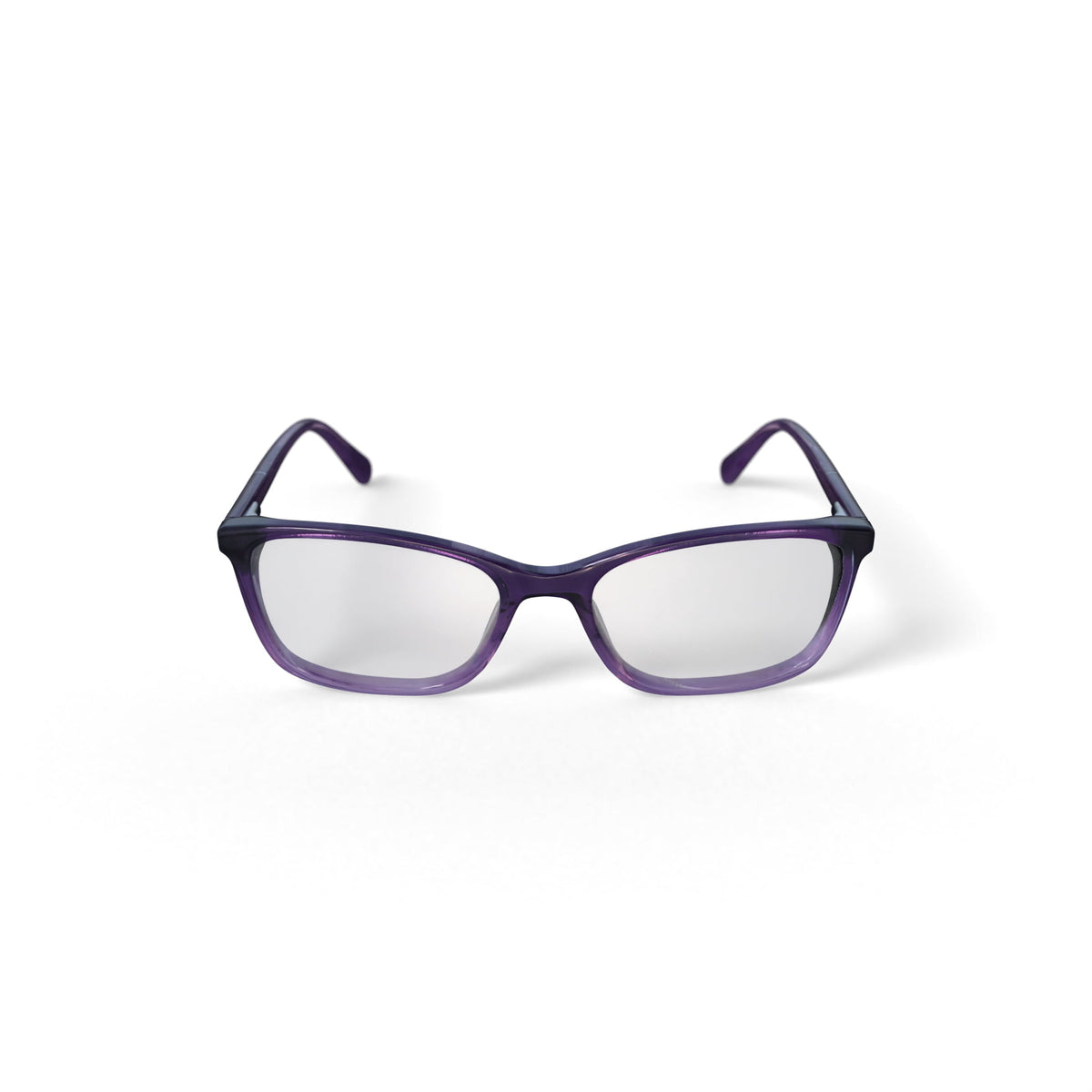 Women's Kollie Square Prescription Eyeglasses with Case, Purple