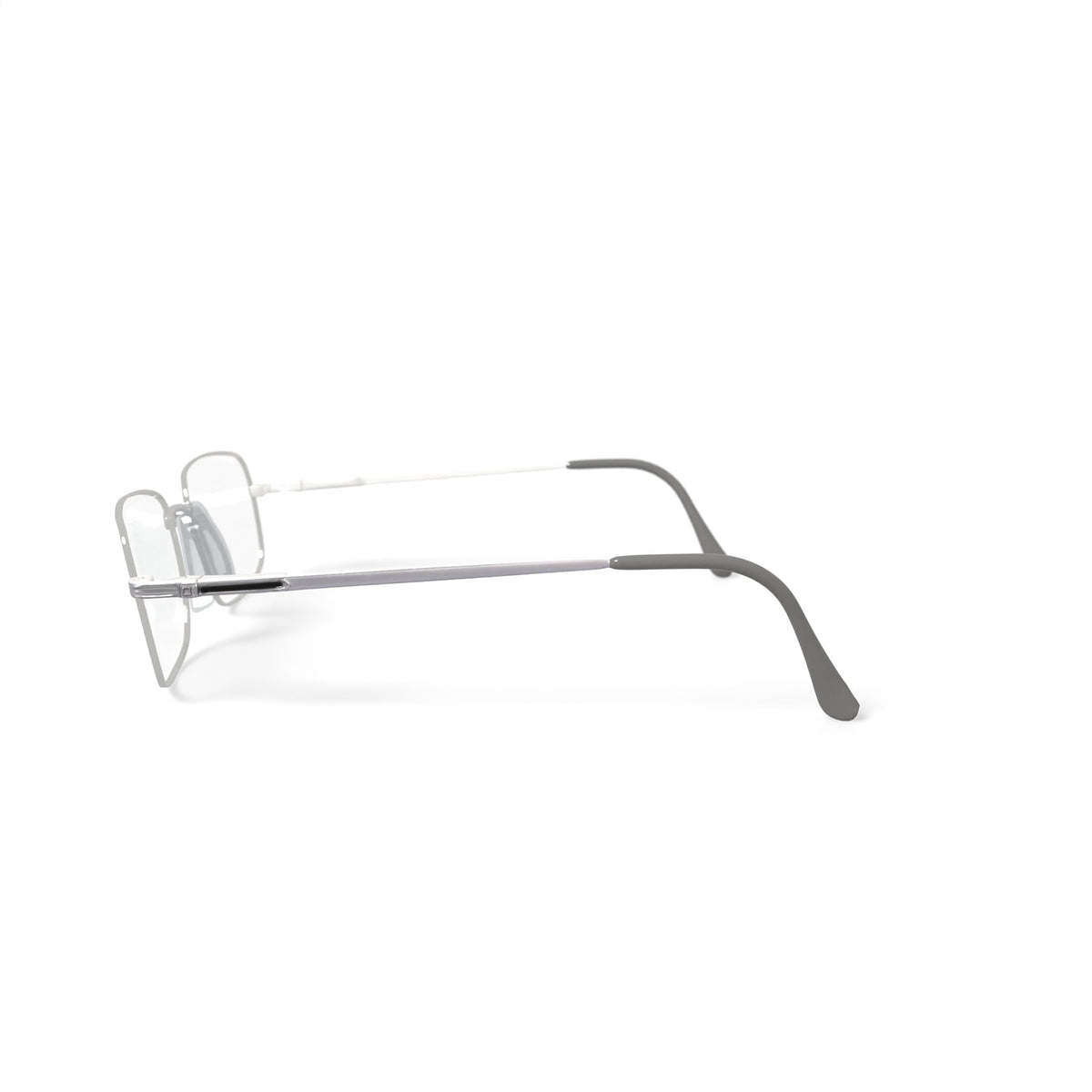 Men's STXL17 Square Prescription Eyeglasses with Case, Gunmetal