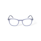 Men's BE31 Yucca Round Prescription Eyeglasses with Case, Crystal
