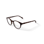 M America Women's Bijou Round Prescription Eyeglasses with Case, Light Tortoise