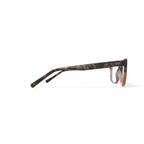 Flower Women's Square Eyeglasses, FLR6010, Lucy, Brown, 52-15-140, with Case