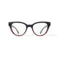 M America Women's Carroll Cat Eye Prescription Eyeglasses with Case, Black/Brown