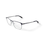 Men's MC010 Joseph Browline Prescription Eyeglasses with Case, Black