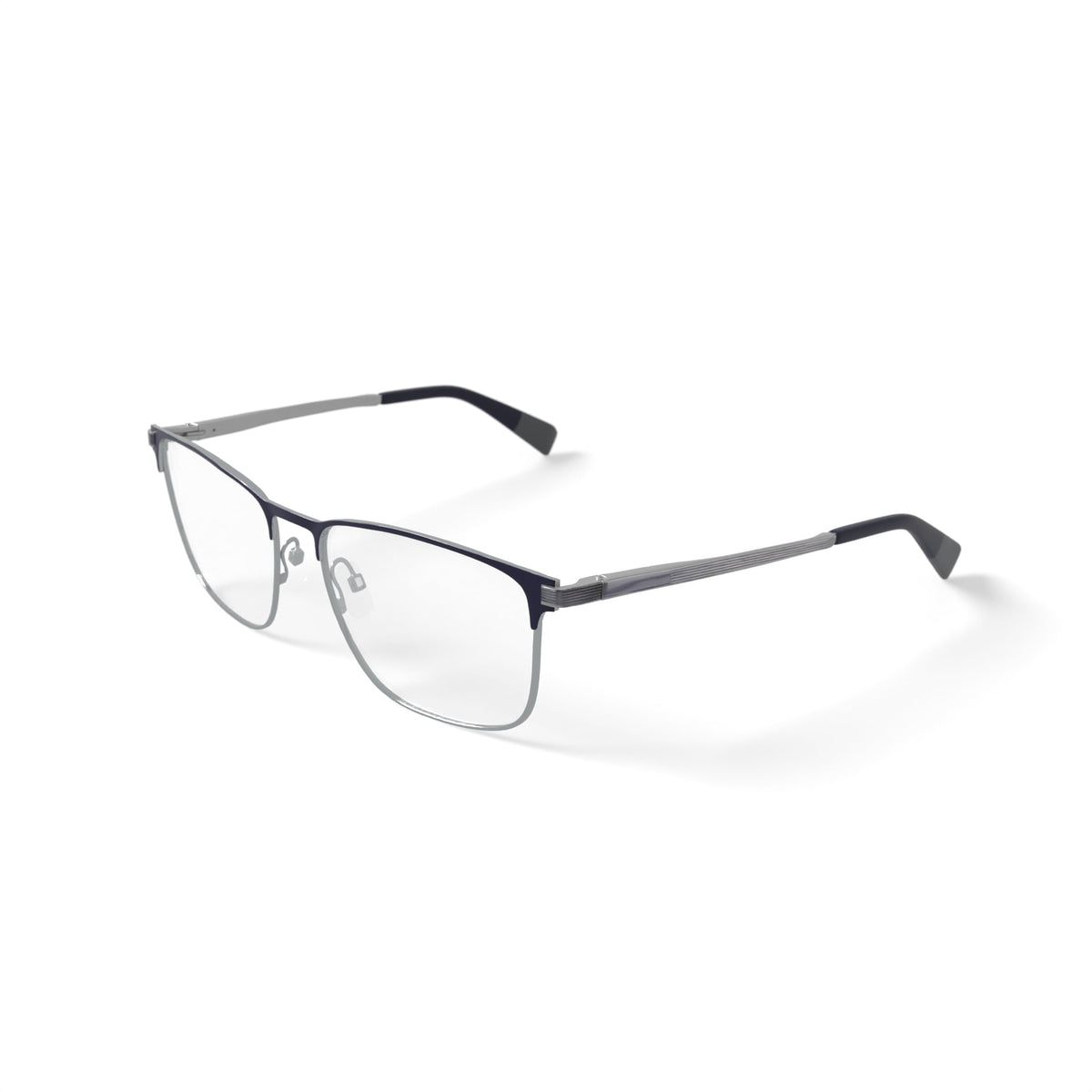 Men's MC010 Joseph Browline Prescription Eyeglasses with Case, Black