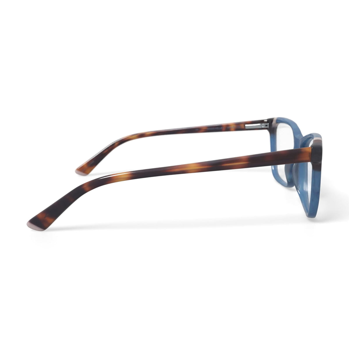 Women's MV025 Kelley Square Prescription Eyeglasses with Case, Blue