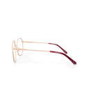 Flower Women's FLR6057 Cosmos Prescription Eyeglasses with Case, Rose Gold