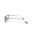 Womens Lana Square Prescription Eyeglasses with Case, Lavender Crystal