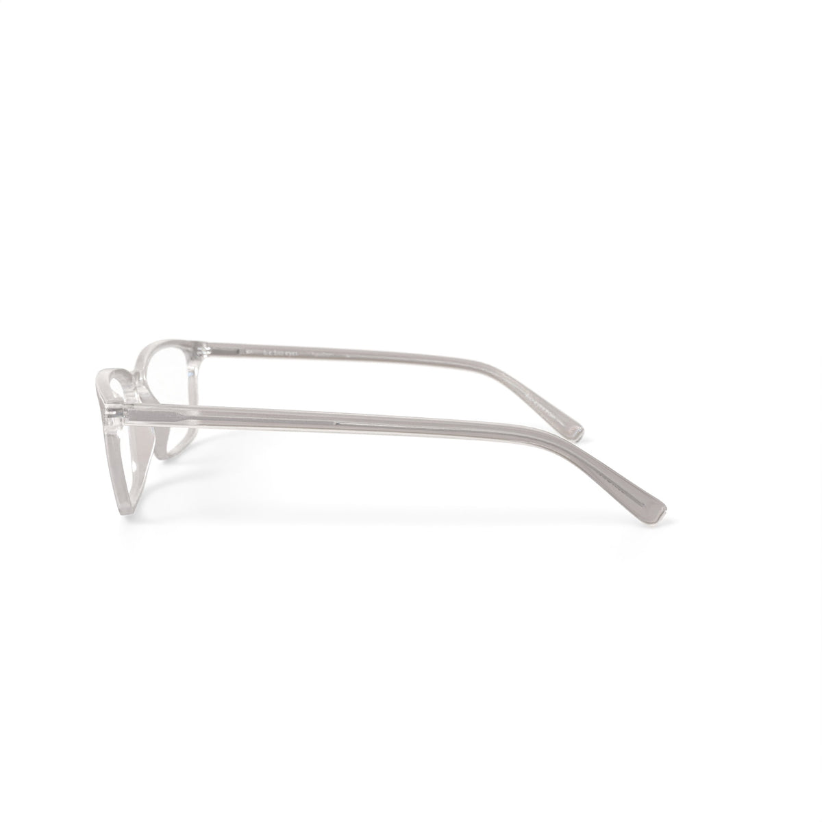 Men's BE118 Hawthorn Square Prescription Eyeglasses with Case, Crystal