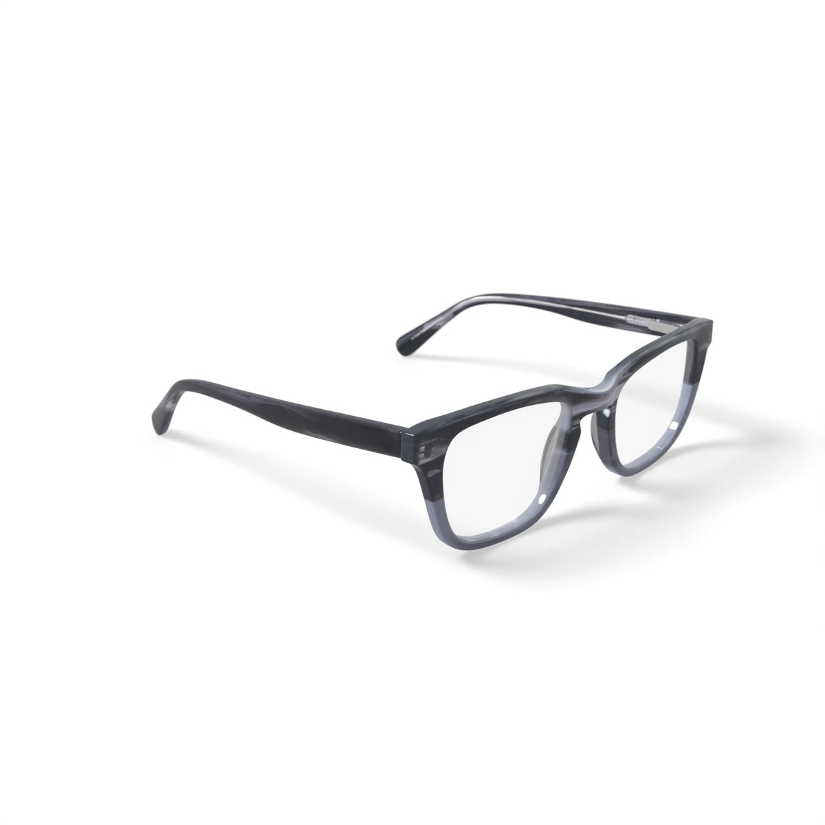 Men's MC003 Anthony Square Prescription Eyeglasses with Case, Grey Tortoise