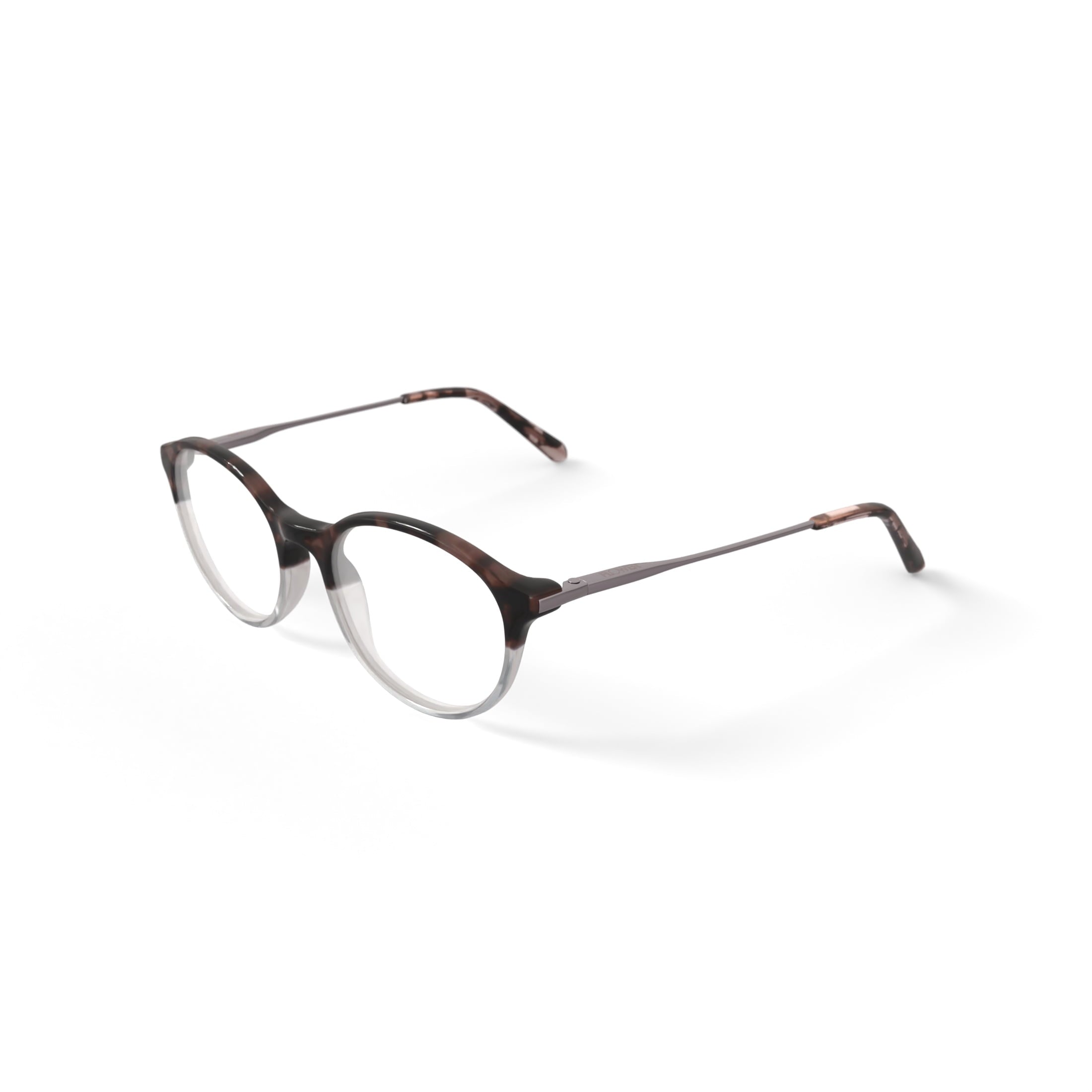 Flower Women's FLR6047 Prescription Eyeglasses with Case, Brown Tortoise
