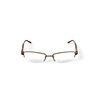 Women's S3208 Rectangular Prescription Eyeglasses with Case, Brown