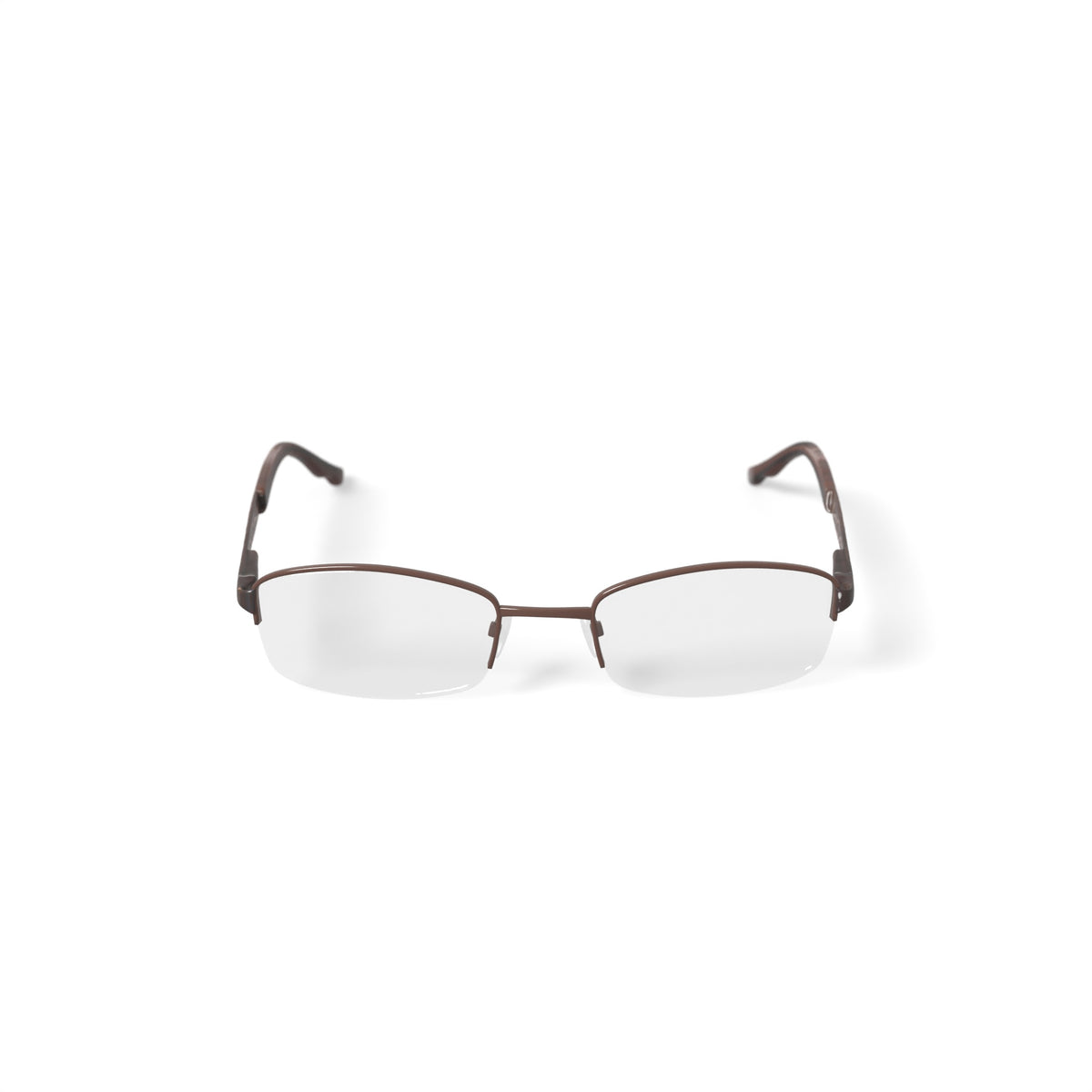 Women's OSL707 Oval Prescription Eyeglasses with Case, Brown