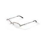 Visage Womens E209 Oval Prescription Eyeglasses with Case, Gold