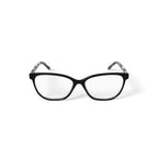 Elizabeth Arden Women's EA1203 Square Prescription Eyeglasses with Case, Black