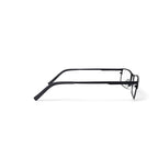Men's W150 Browline Prescription Eyeglasses with Case, Black