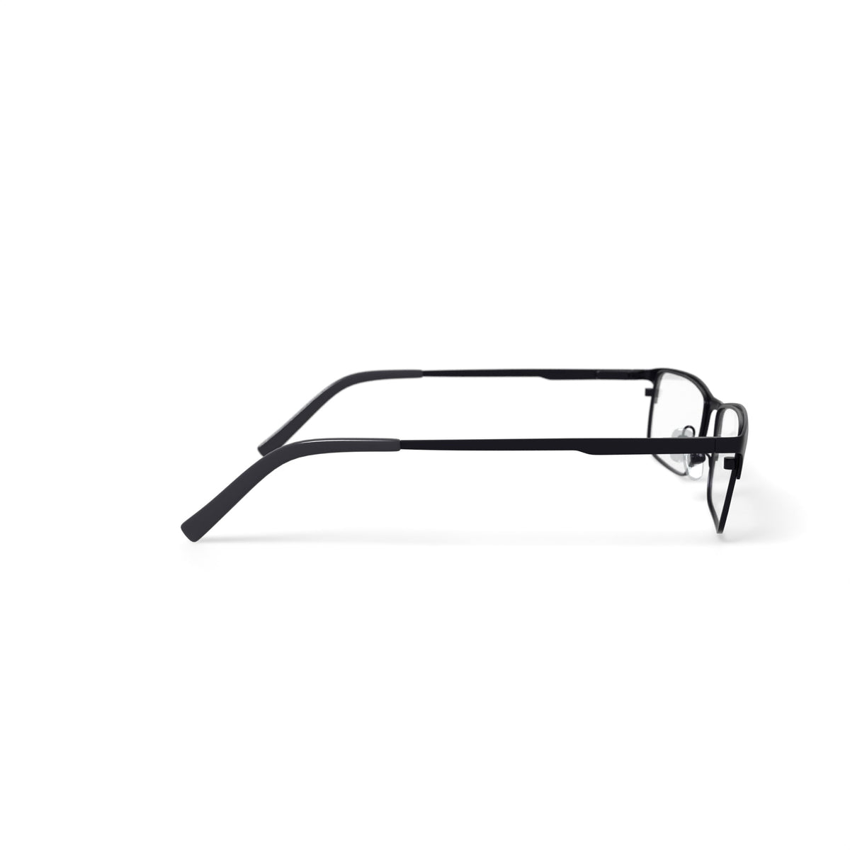 Men's W150 Browline Prescription Eyeglasses with Case, Black