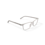 Men's BE118 Hawthorn Square Prescription Eyeglasses with Case, Crystal