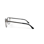  Unisex Size 53 Phantos Prescription Eyeglasses with Case, Black on Arista