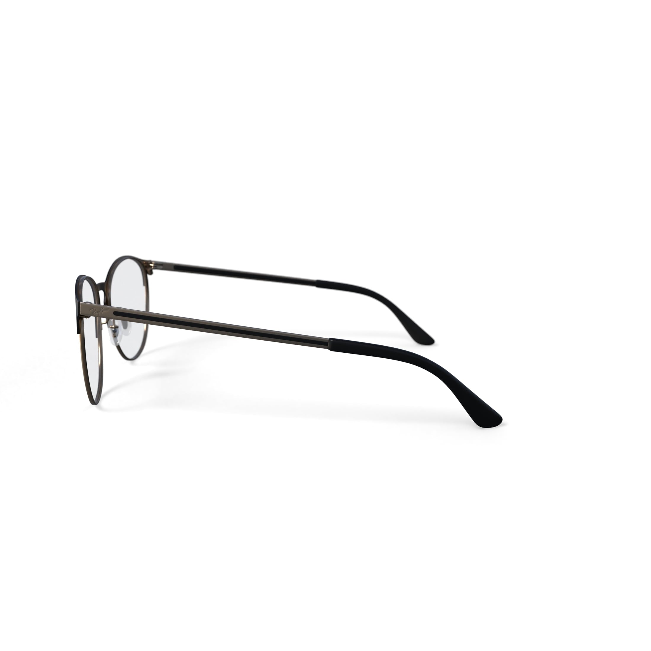  Unisex Size 53 Phantos Prescription Eyeglasses with Case, Black on Arista