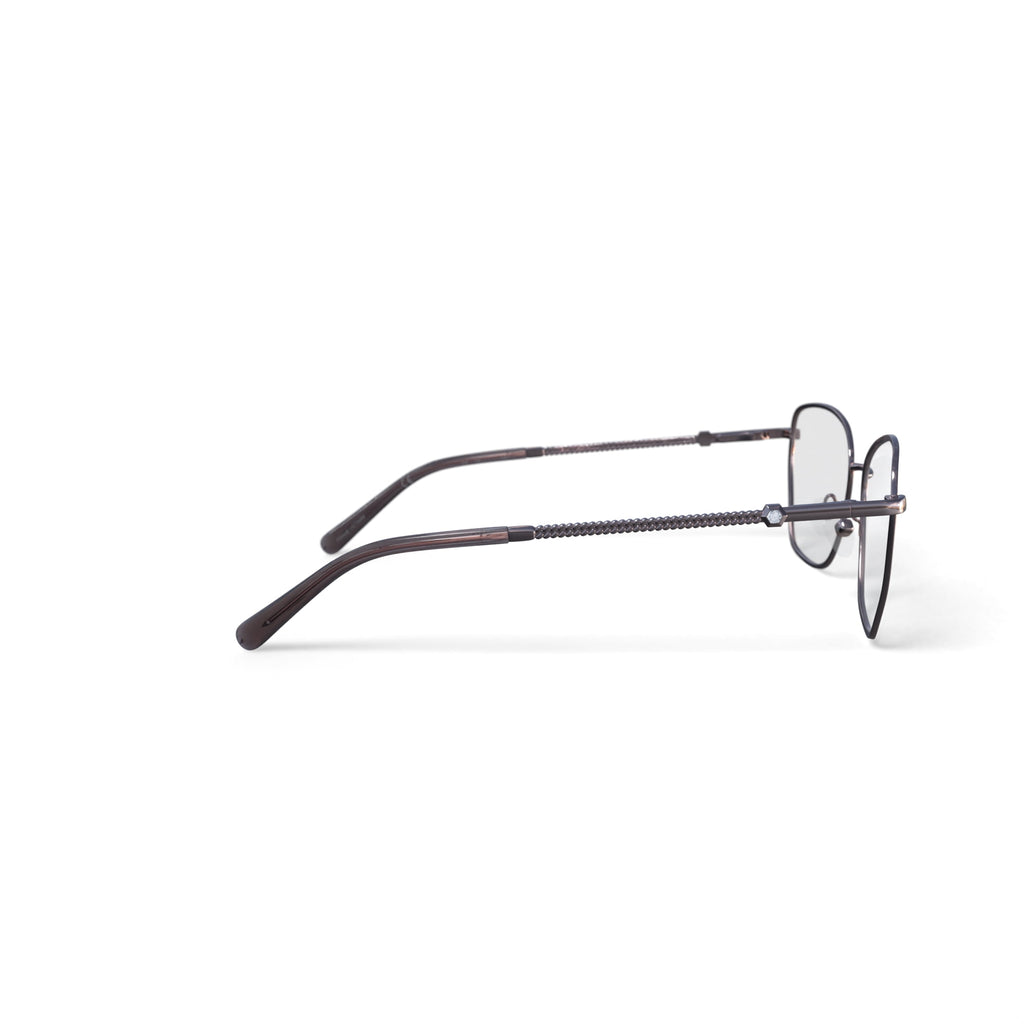 Women's Savannah Square Prescription Eyeglasses with Case, Rose Gold
