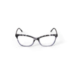 Women's MV023 Tabitha Cat Eye Prescription Eyeglasses with Case, Crystal Black