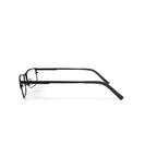 Men's W150 Browline Prescription Eyeglasses with Case, Black