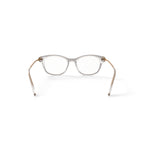 Women's WOP69 Cat Eye Prescription Eyeglasses with Case, Crystal