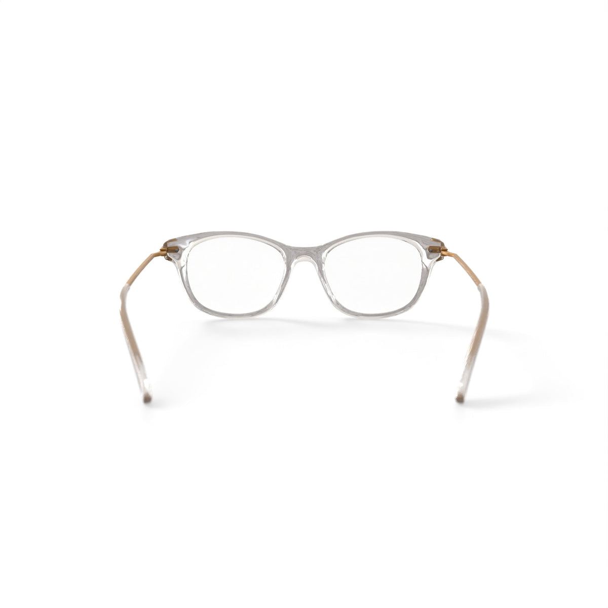 Women's WOP69 Cat Eye Prescription Eyeglasses with Case, Crystal