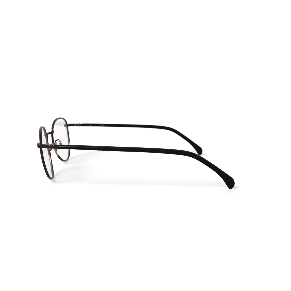 Men's FM17267B Round Prescription Eyeglasses with Case, Gunmetal