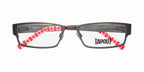 TAPOUT TAPMO112 EYEGLASS FRAME/GLASSES STAINLESS STEEL FULL-RIM GENUINE DESIGNER