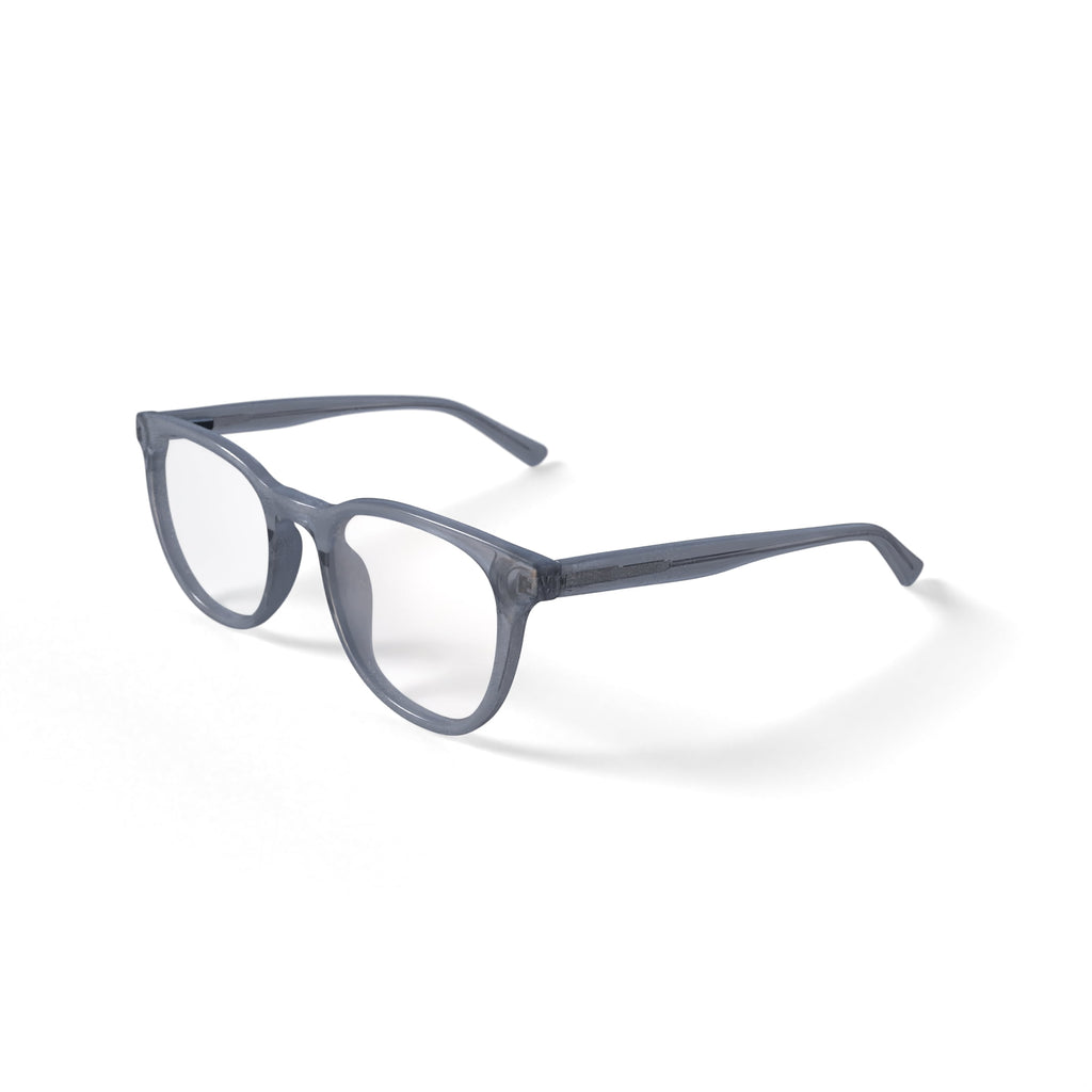 Women's Linden Round Prescription Eyeglasses with Case, Crystal