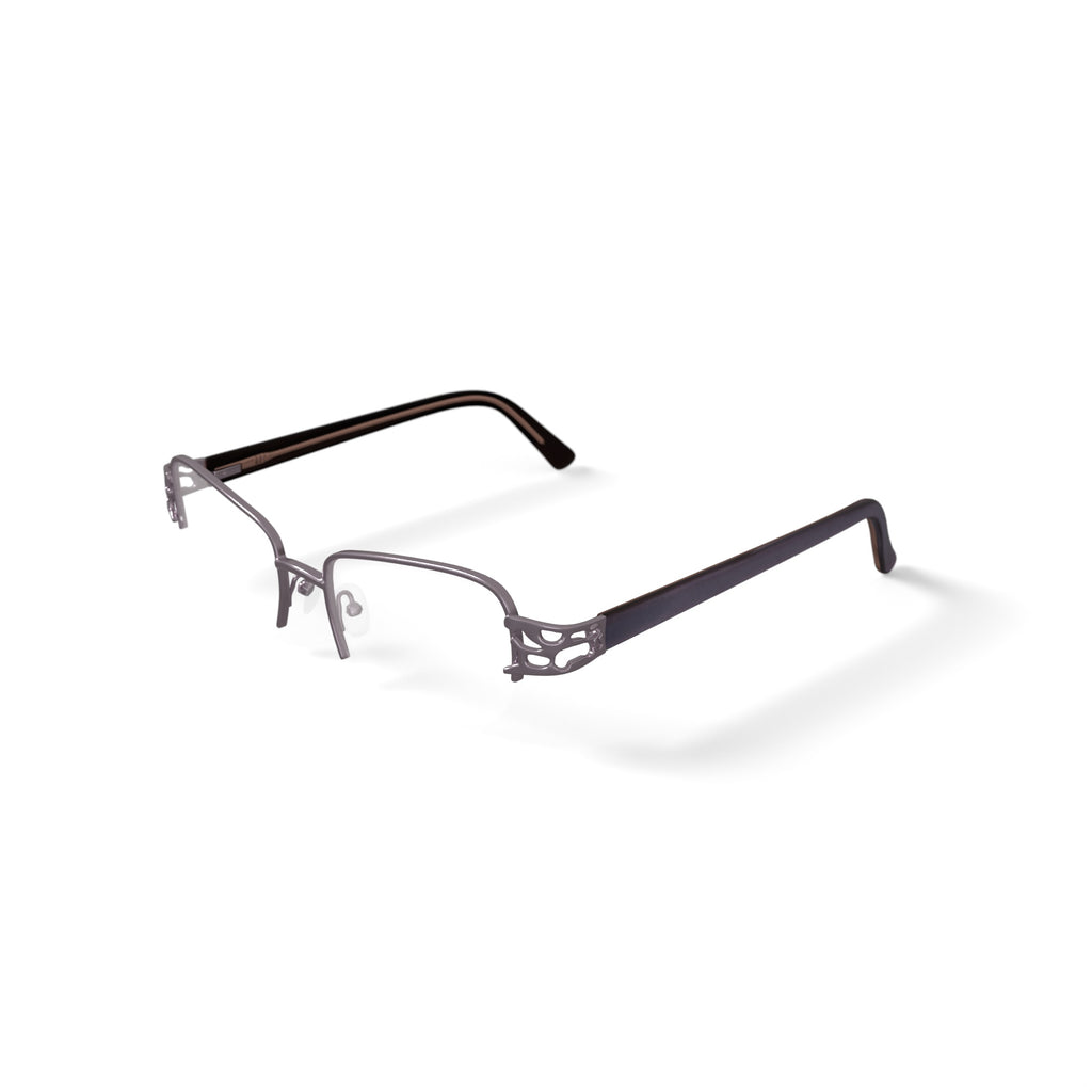 Madison Avenue Women's MAL103 Square Prescription Eyeglasses with Case, Blush