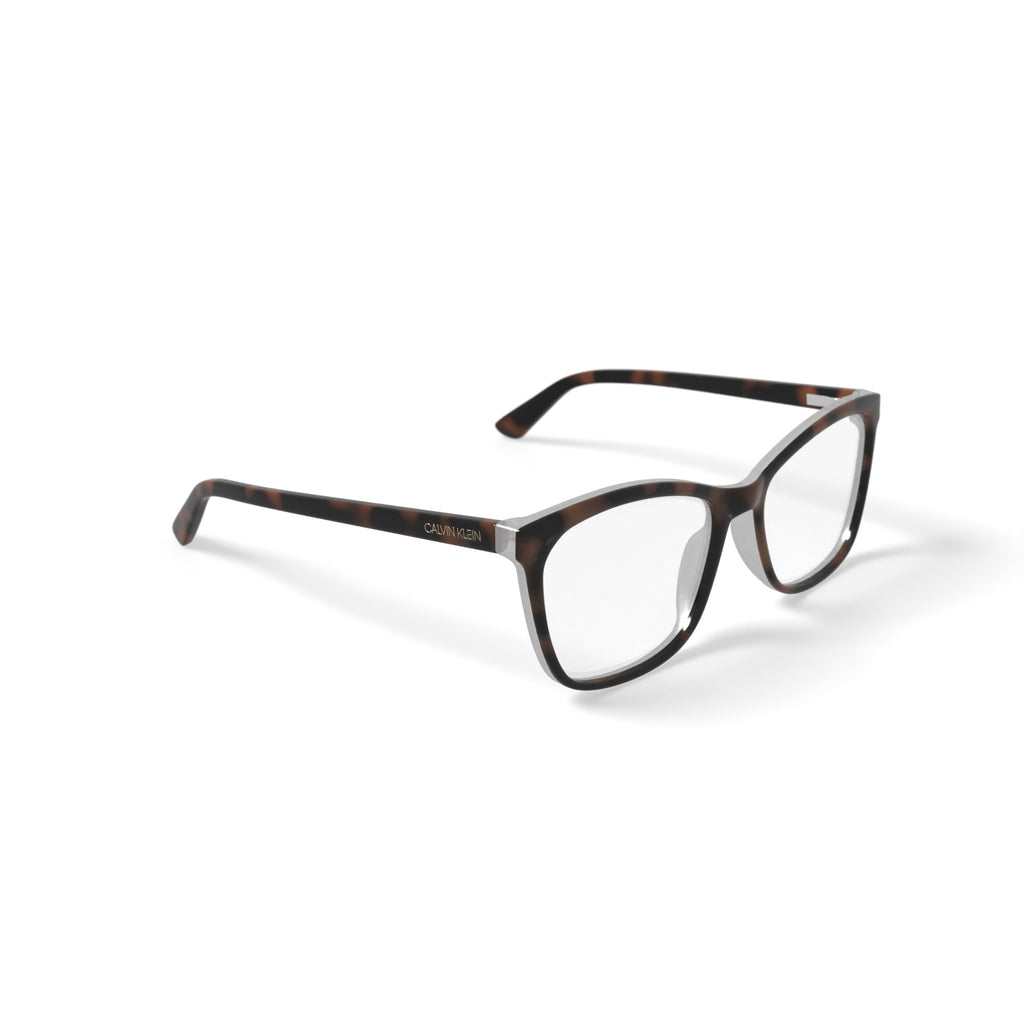 Women's CK19529G Prescription Eyeglasses with Case, Blue Tortoise
